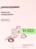 Hypertherm-Hypertherm Powermax 1000, Plasma Arc System Operations Manual 2007-1000-04
